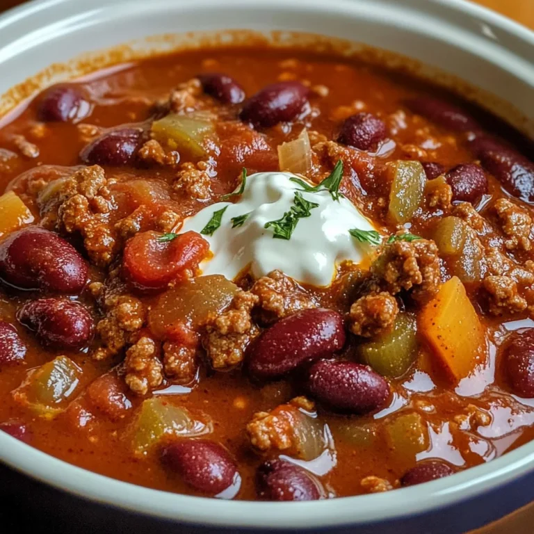 Slow Cooker Chili Recipe