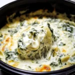 Slow Cooker Spinach Artichoke Dip