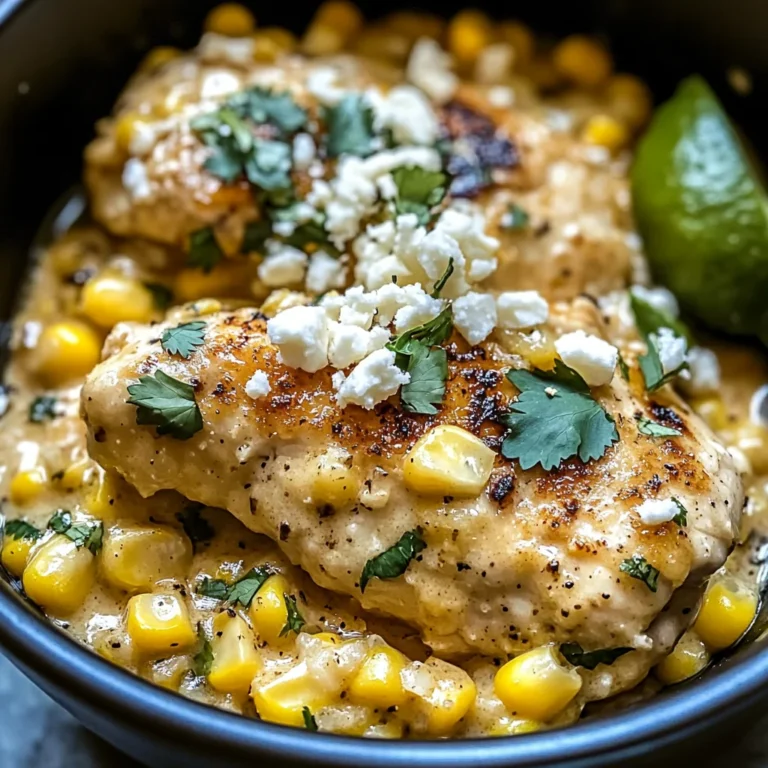Slow Cooker Street Corn Chicken: Creamy Comfort in Every Bite