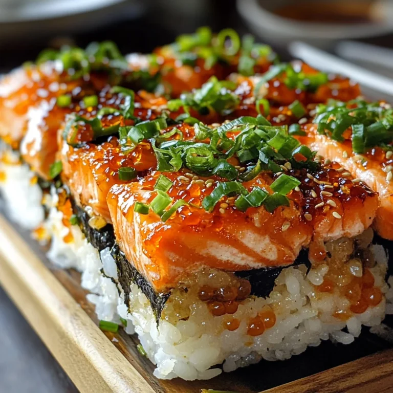 Spicy Salmon Sushi Bake Recipe