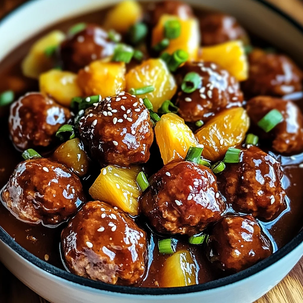 Sweet and sour meatballs