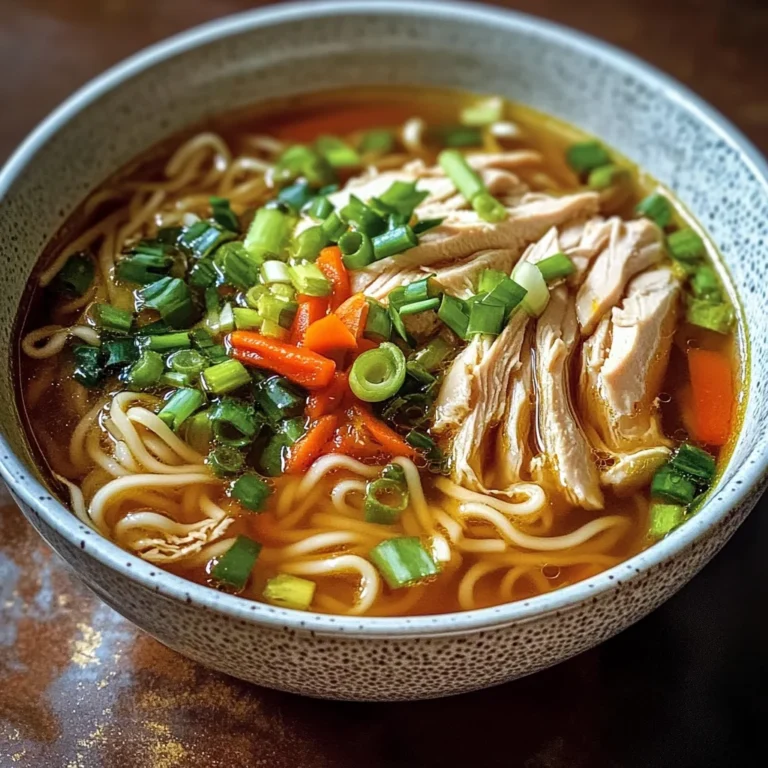 Aromatic Ginger Garlic Chicken Noodle Soup - Alrightwithme