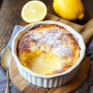 Baked Lemon Pudding