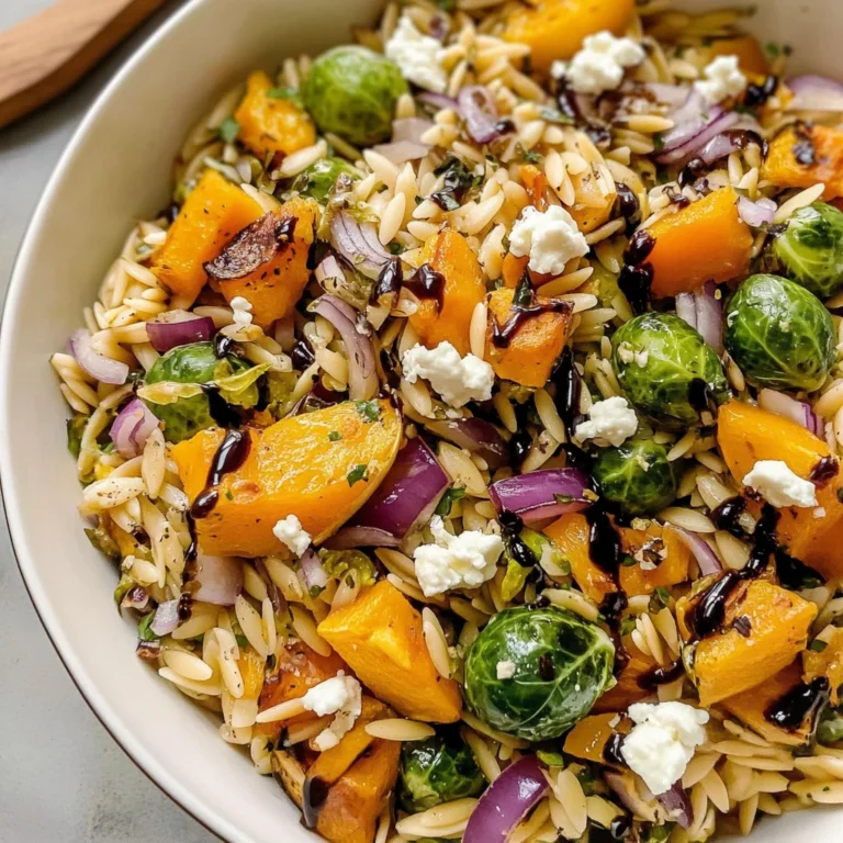 Best Fall Harvest Orzo Salad