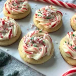 Candy Cane Whipped Shortbread Cookies | Easy and Delicious