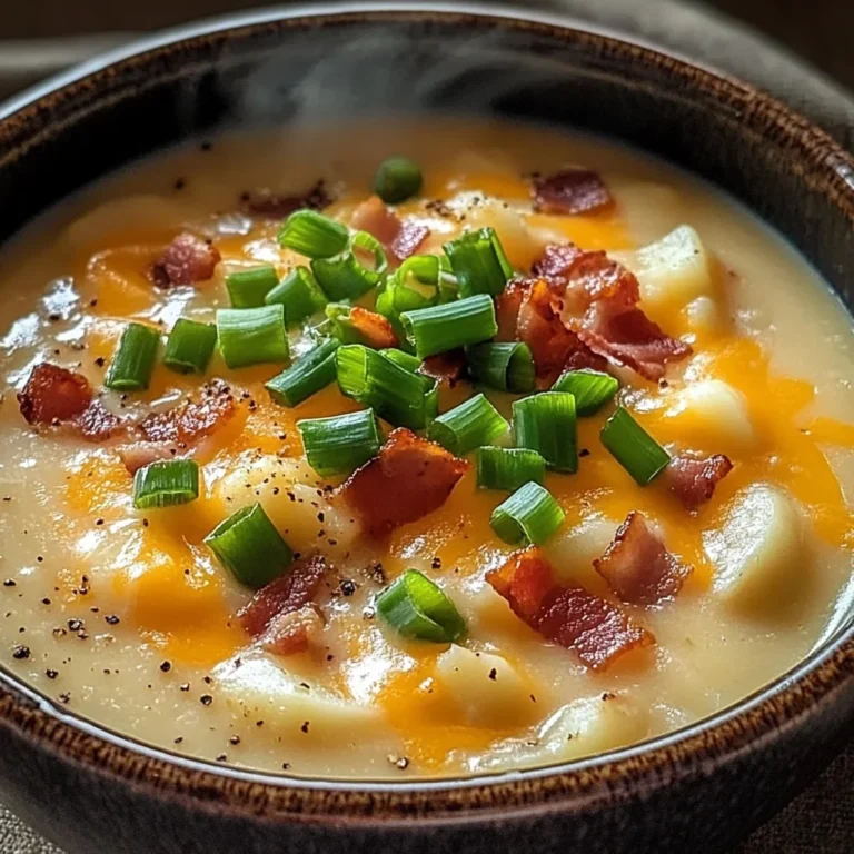 Comforting Loaded Baked Potato Soup