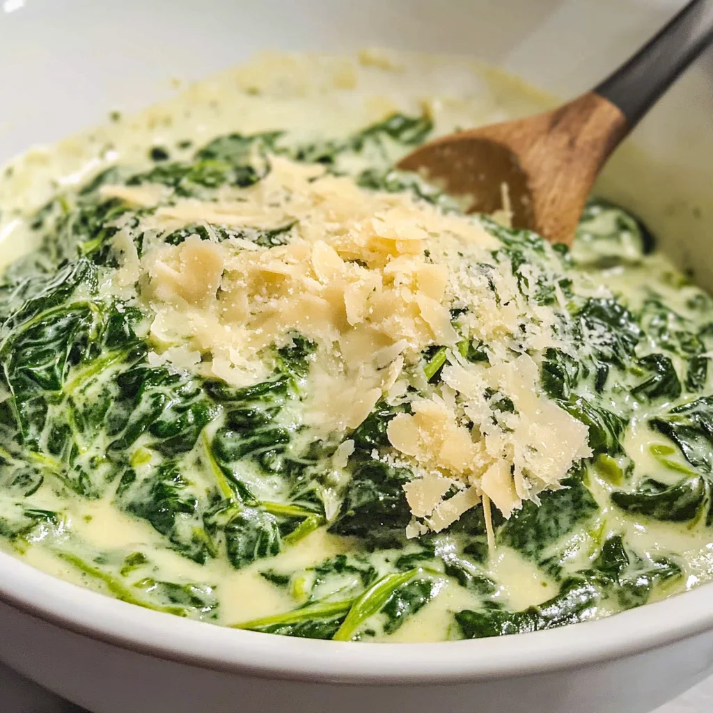 Creamed Spinach Recipe