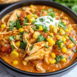 Crockpot Buffalo Chicken Chili