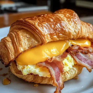 Croissant Breakfast Sandwiches