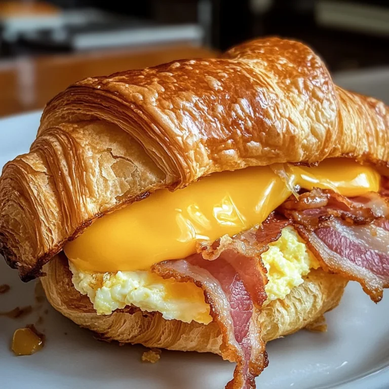 Croissant Breakfast Sandwiches