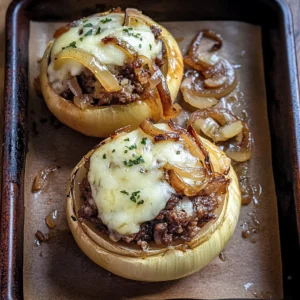 Deconstructed French Onion Burger