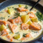 Finnish Salmon Soup (Lohikeitto)