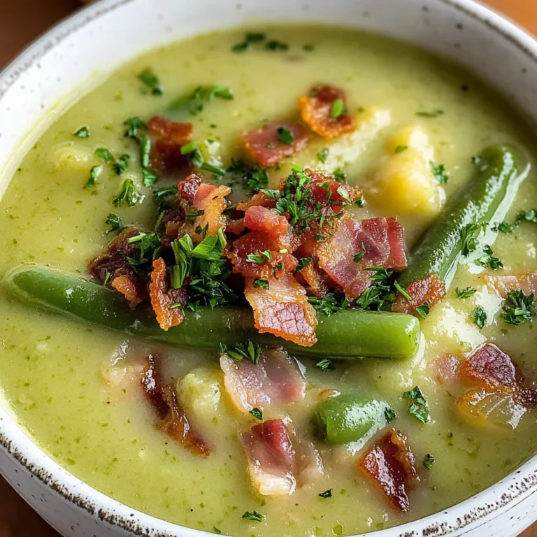 German Green Bean Soup Recipe (Grüne Bohnensuppe)