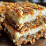 Irresistibly Indulgent Carrot Cake Cream Cheese Bars