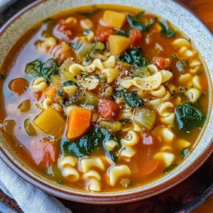 Italian Minestrone Soup (Longevity Soup)