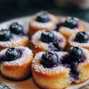 Lavender Blueberry Tea Cakes