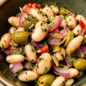 Marinated Butter Beans