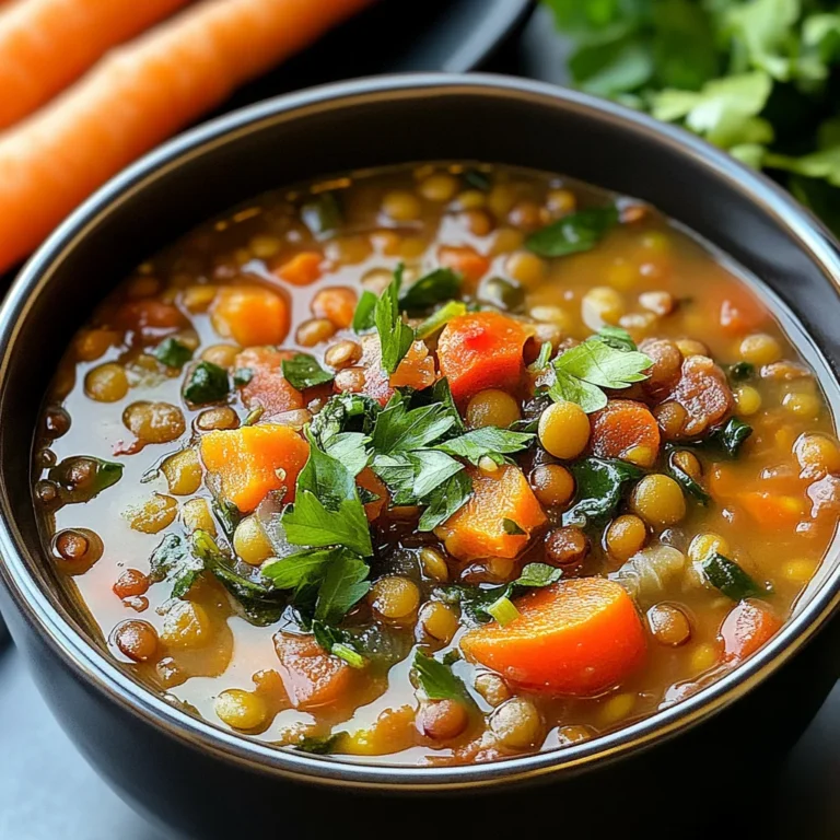 Mediterranean Lentil Soup