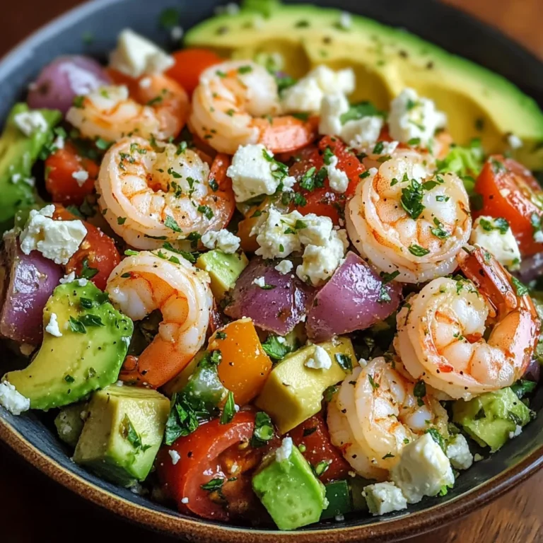 Mediterranean Shrimp and Avocado Salad