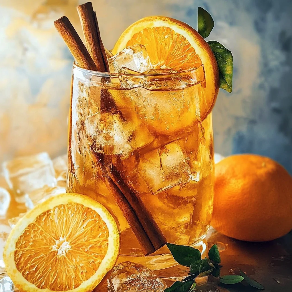 Orange Cinnamon Iced Tea