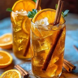 Orange Cinnamon Iced Tea