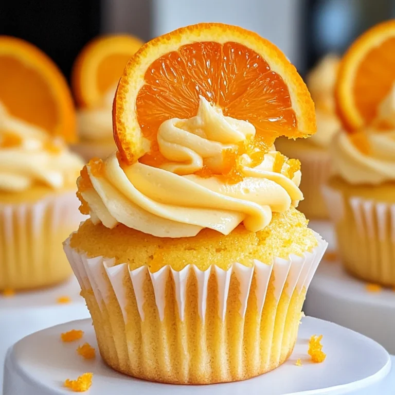 Orange Cupcakes