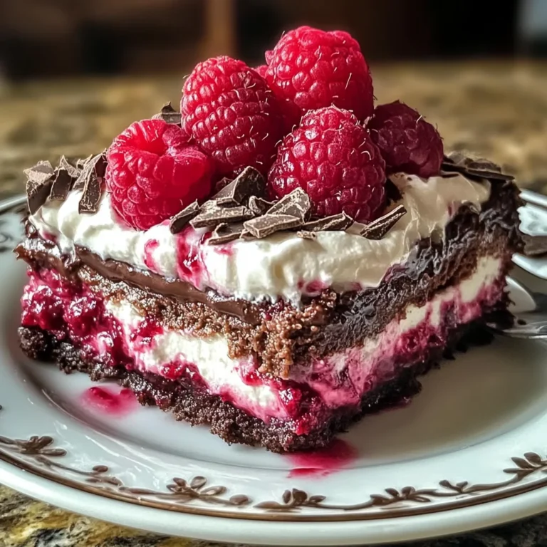 Raspberry Chocolate Lasagna Dessert Delights Your Senses!