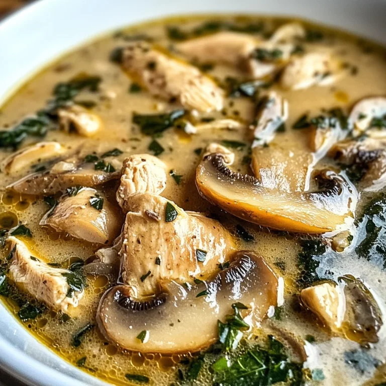 Rotisserie Chicken Mushroom Soup