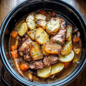 Slow Cooker Lamb Hotpot
