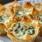 Spinach and Artichoke Dip Cups