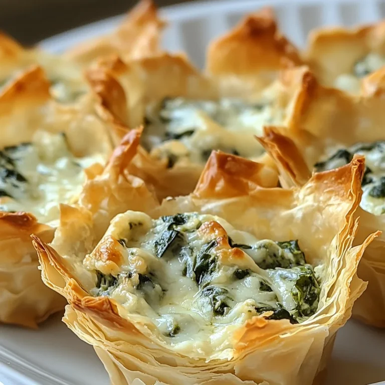 Spinach and Artichoke Dip Cups