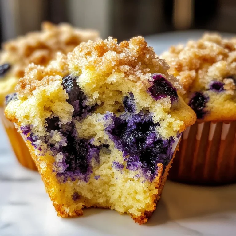 The Best Bakery-Style Fluffy Blueberry Muffins with Streusel Topping
