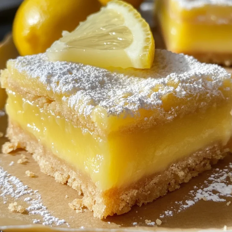 Vegan Lemon Bar Recipe
