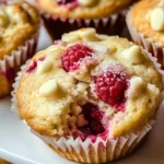 White Chocolate Raspberry Muffins