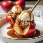 Baked Apples with Cinnamon Oat Crisp Recipe