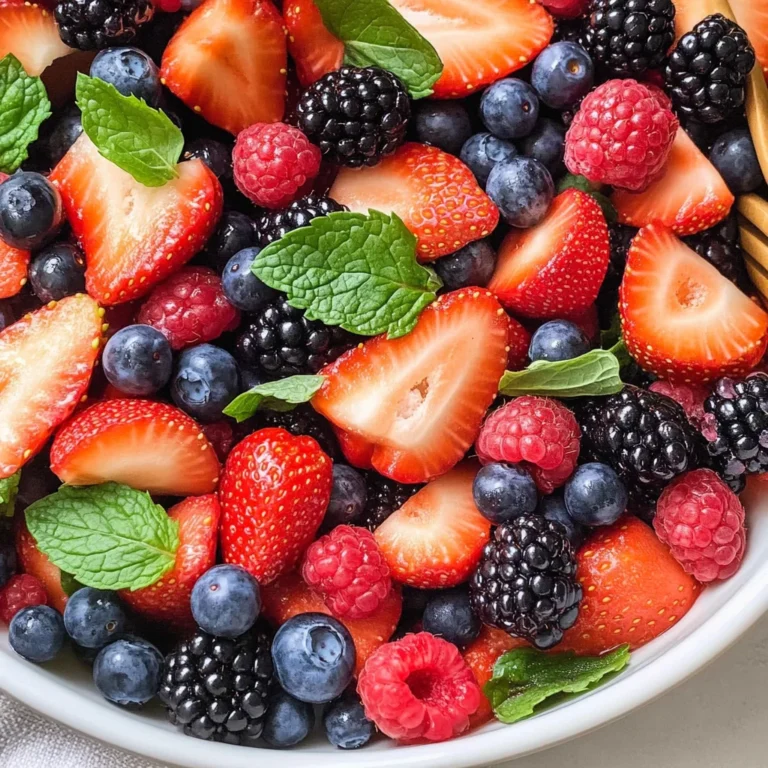 Berry Salad with Mint