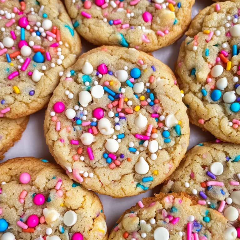 Birthday Cake Sugar Cookies