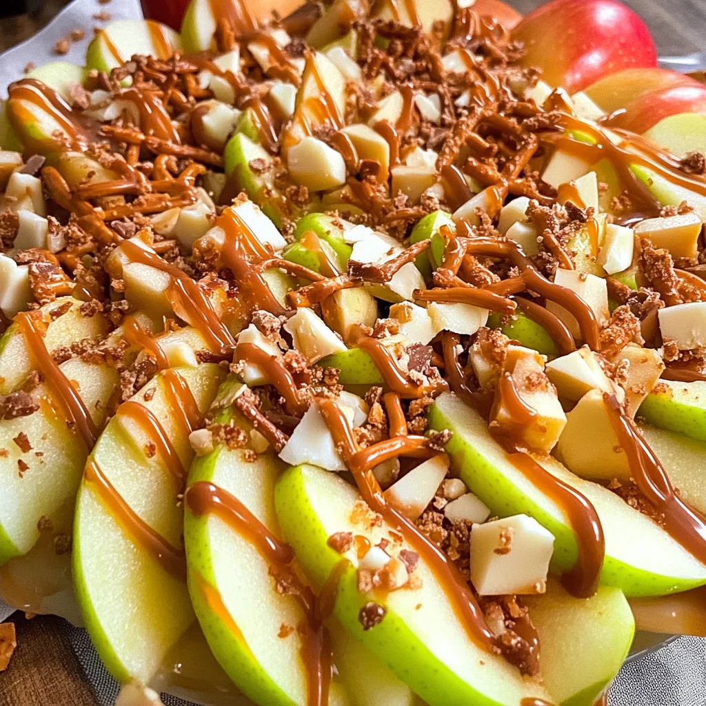 Caramel Apple Nachos
