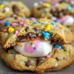 Chocolate Chip Peep Stuffed Easter Cookies
