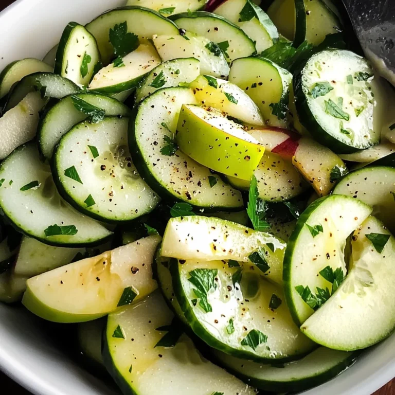 Cucumber Apple Salad