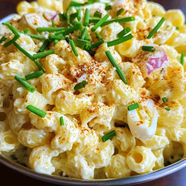 Deviled Egg Pasta Salad