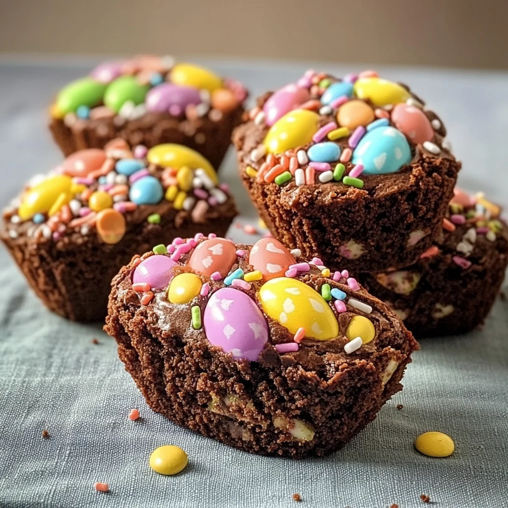 Easter Egg Brownies