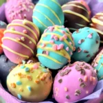 Easter Egg Cookie Dough Truffles