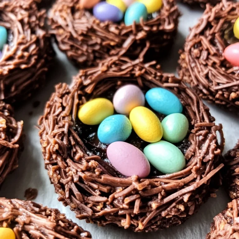Easy Birds Nests Cookies Recipe