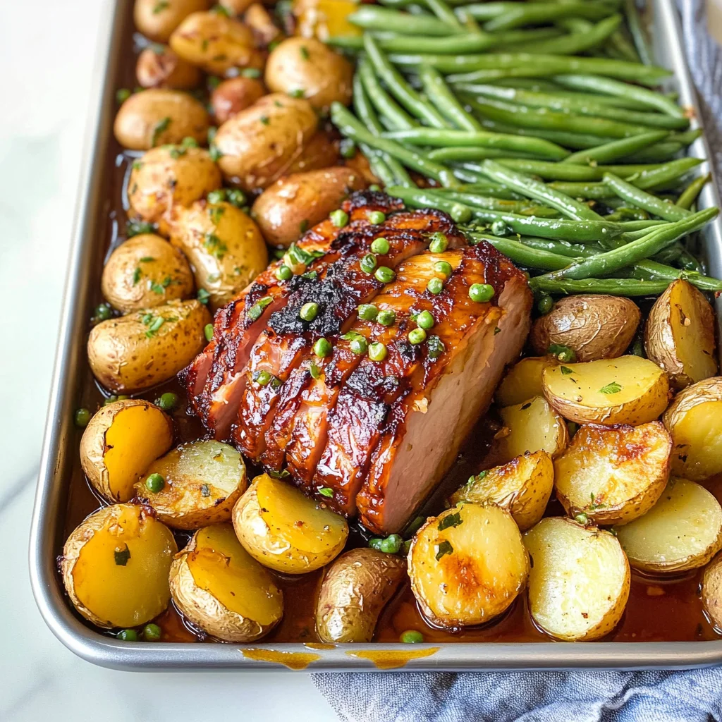 Easy Easter Dinner on a Sheet Pan