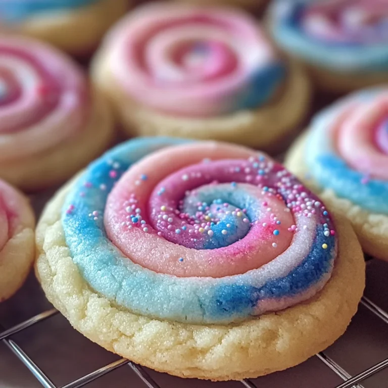 Fluffy Cotton Candy Cookies