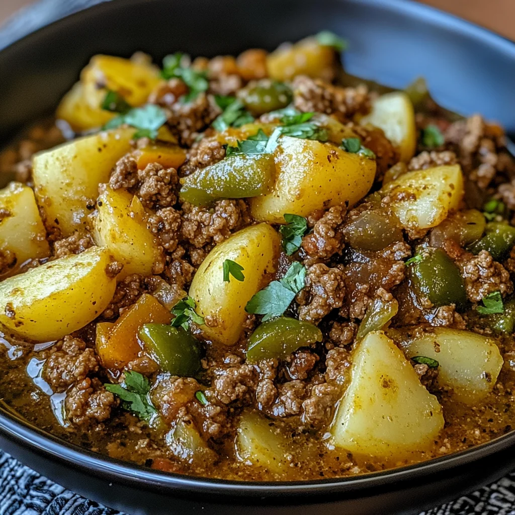 Green Chile Picadillo