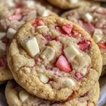 Irresistible Valentine’s Strawberry White Chocolate Cookies