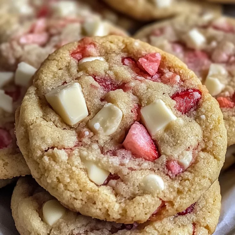 Irresistible Valentine’s Strawberry White Chocolate Cookies