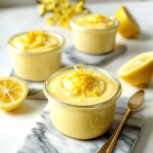 Mary Berry Lemon Pots